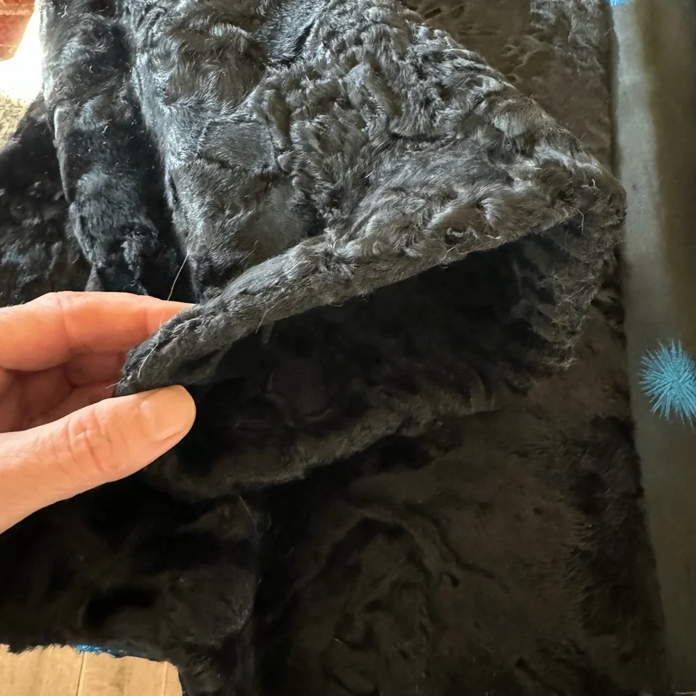 Vintage astrakhan swing coat - Picture 7 of 10